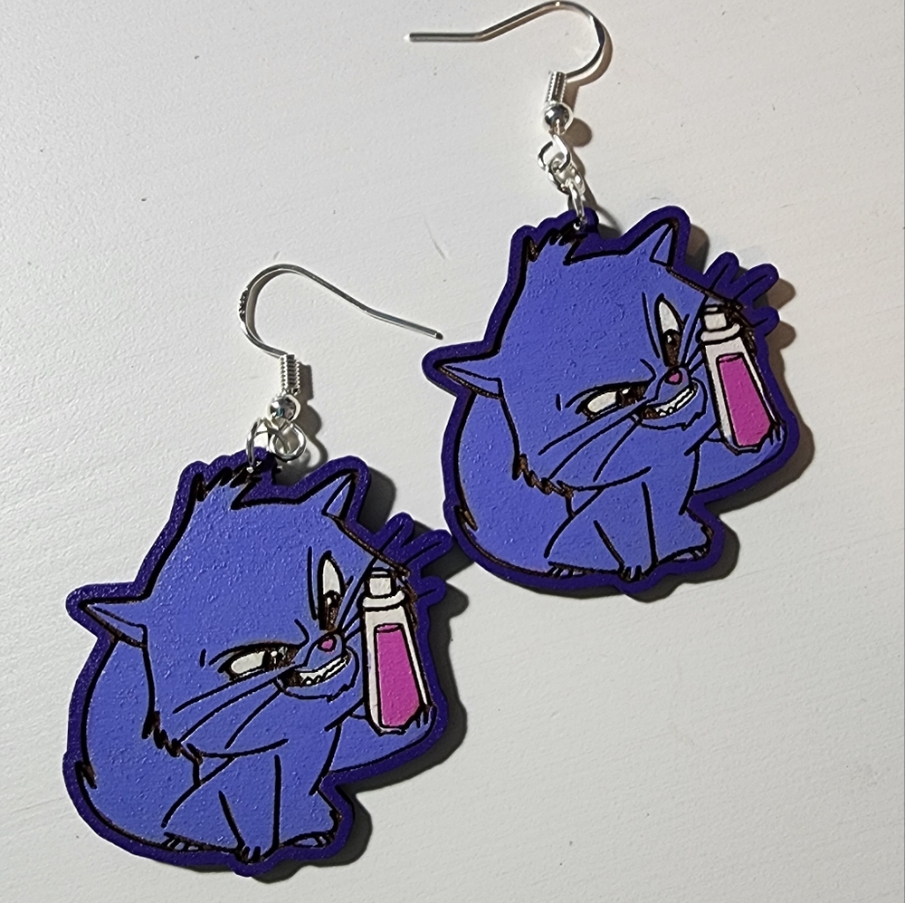 Yzma Cat Emperor's New groove Earrings